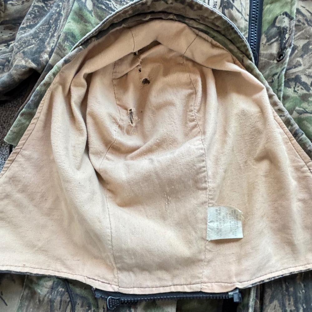 10X Realtree Camo Jacket Mens M Made in USA Insulated Hunting Outdoor Coat Hood - Picture 11 of 16